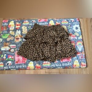 Old Navy Girls Tiered animal print skirt sz M (8)